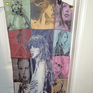 Taylor Swift Eras Tour Flag Collage Banner Wall Hanging 35 X 22